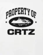 Corteiz OG Property Of Crtz T Shirt White (1)