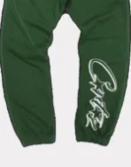 Pantalon de jogging Corteiz Dropout vert (1)