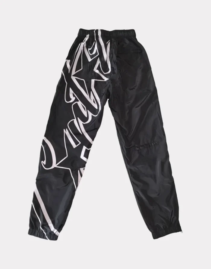 Pantalon de jogging Corteiz à gros logo Noir (2)