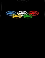 T shirt olympique Corteiz Alcatraz Noir (1)