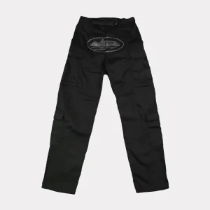 Corteiz Guerillaz Cargos Triple Noir