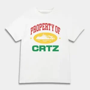 Corteiz Propriété De Crtz Carni T-shirt Blanc