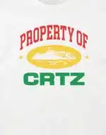 Corteiz Propriété De Crtz Carni T-shirt Blanc