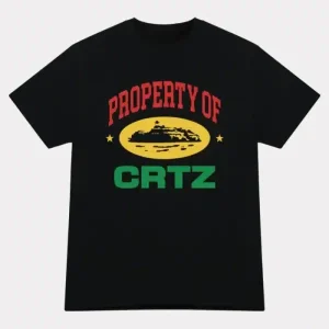 Corteiz Propriété De Crtz Carni T-shirt Noir