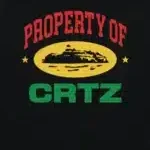 Corteiz Propriété De Crtz Carni T-shirt Noir