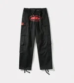 Corteiz Purp Guerillaz Cargos Noir Rouge
