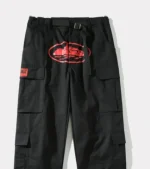 Corteiz Purp Guerillaz Cargos Noir Rouge