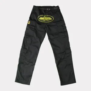Corteiz Yella Guerillaz Cargos Noir Jaune