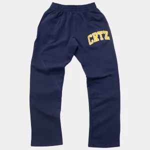 Pantalon de jogging Corteiz Crtz Dropout bleu marine