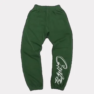 Pantalon de jogging Corteiz Dropout vert