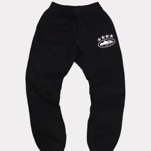 Pantalon de survêtement Corteiz 4Starz Alcatraz Noir