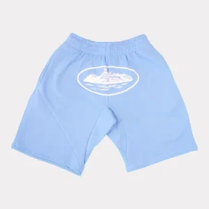 Short Corteiz Alcatraz Bleu Bébé