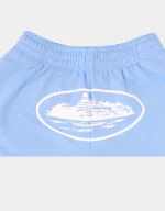 Short Corteiz Alcatraz Bleu Bébé