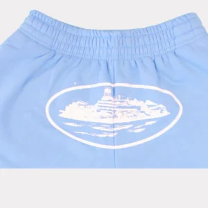 Short Corteiz Alcatraz Bleu Bébé