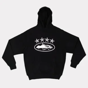 Sweat à capuche Corteiz 4Starz Alcatraz Noir