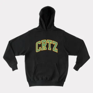 Sweat à capuche Corteiz Dropout Noir