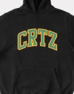 Sweat à capuche Corteiz Dropout Noir
