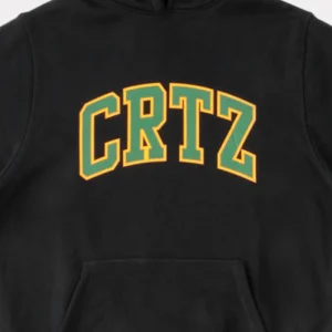Sweat à capuche Corteiz Dropout Noir