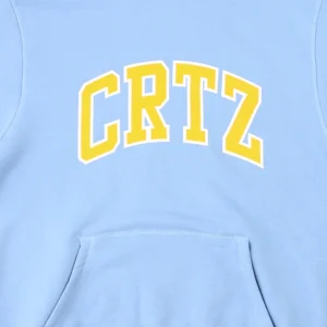 Sweat à capuche Corteiz Dropout bleu bébé