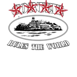 T-shirt Corteiz 4Starz Alcatraz Blanc
