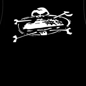 T-shirt Corteiz Alcatraz Crâne Noir