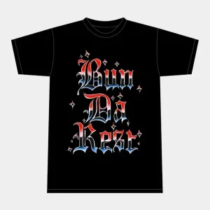 T-shirt Corteiz Bun Da Rest Royale Noir