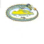 T-shirt Corteiz Dragon Blanc