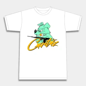 T-shirt Corteiz K9 Blanc