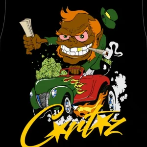 T-shirt Corteiz Leprechaun 420 Noir