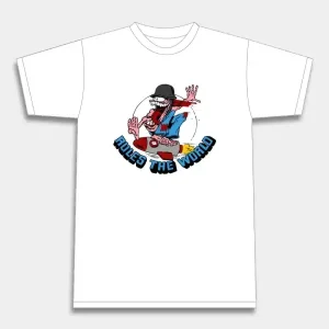 T-shirt Corteiz Rocketman Blanc