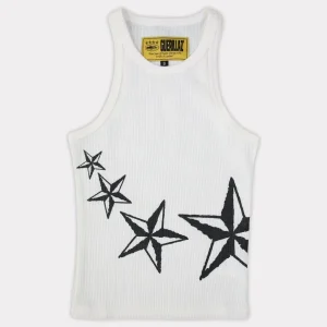Top Femme Corteiz 4Starz Motion Blanc