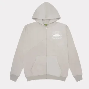 Corteiz Superior V2 – Sweat à capuche zippé Gris pierre