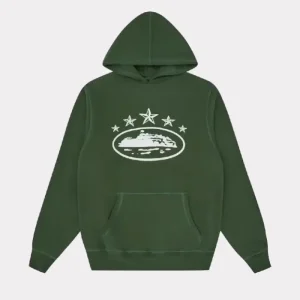 Corteiz – Sweat à capuche 5 Starz Alcatraz – Vert