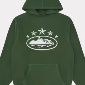 Corteiz – Sweat à capuche 5 Starz Alcatraz – Vert