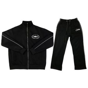 Ensemble Negro Con Cremallera Corteiz