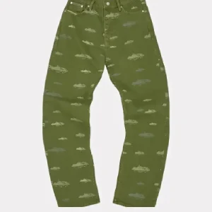 Pantalon de survêtement à motif Corteiz Alcatraz kaki
