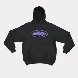 Sweat à capuche Corteiz Alcatraz – Noir Violet