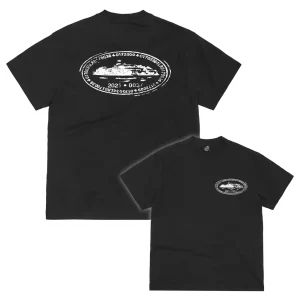 T-Shirt Corteiz Island Stamp Noir