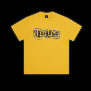 T-shirt Corteiz prêt-à-porter à motif tatoué jaune